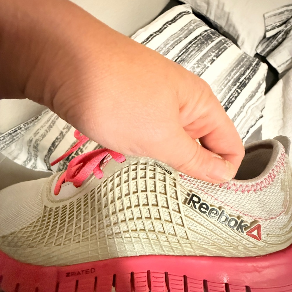 Reebok Women's Athletic Shoes - White and Pink